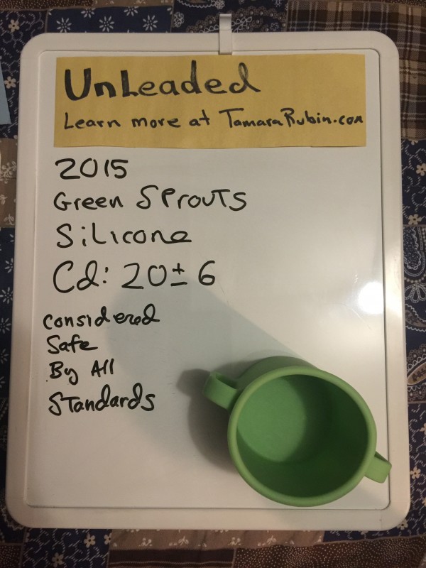 I personally think we should call for a #GreenSproutsBoycott, but in the meantime this silicone toddler cup of theirs is #LeadFree!