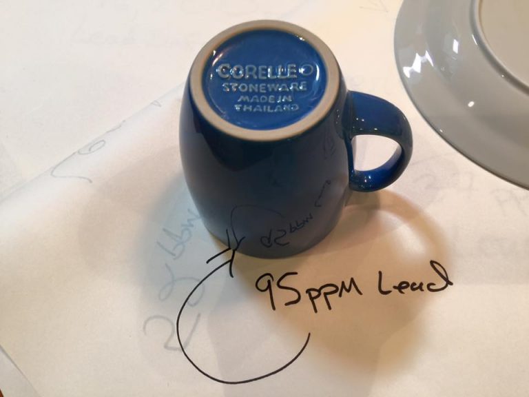 Blue Corelle Stoneware Mug