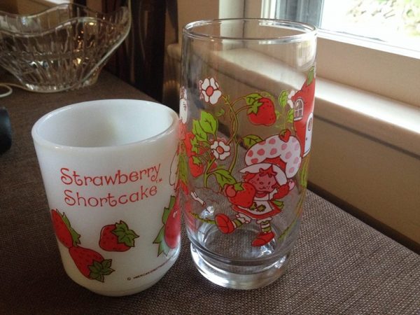 Vintage Strawberry Shortcake Glasses: 87,500 ppm Lead