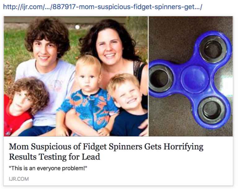 #FidgetSpinnerArticle #3: HORRIFYING