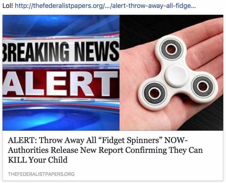 #FidgetSpinnerArticle #4, WILL KILL YOUR CHILD