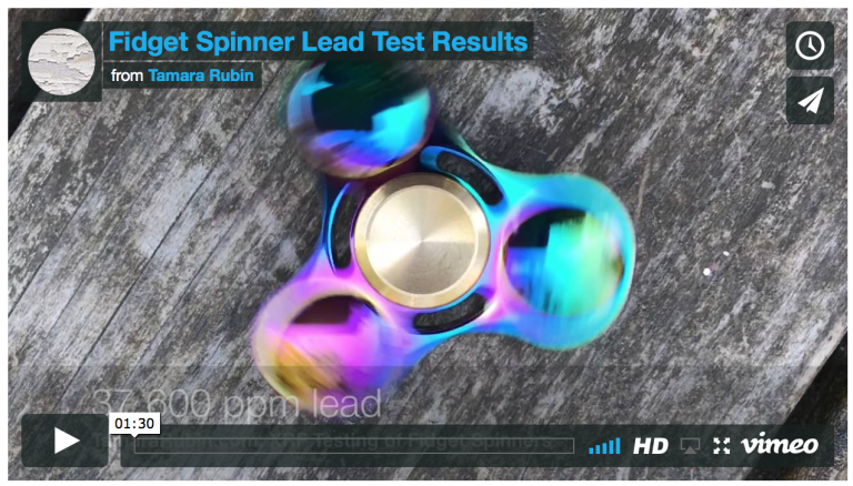 #AskTamara: Does my fidget spinner have unsafe levels of lead? 31 answers in 90 seconds! (video)