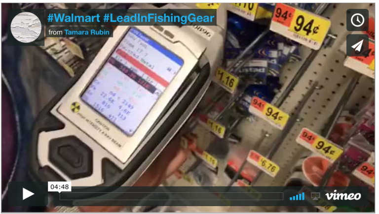 Lead in Fishing Gear Sold at Walmart (Video)