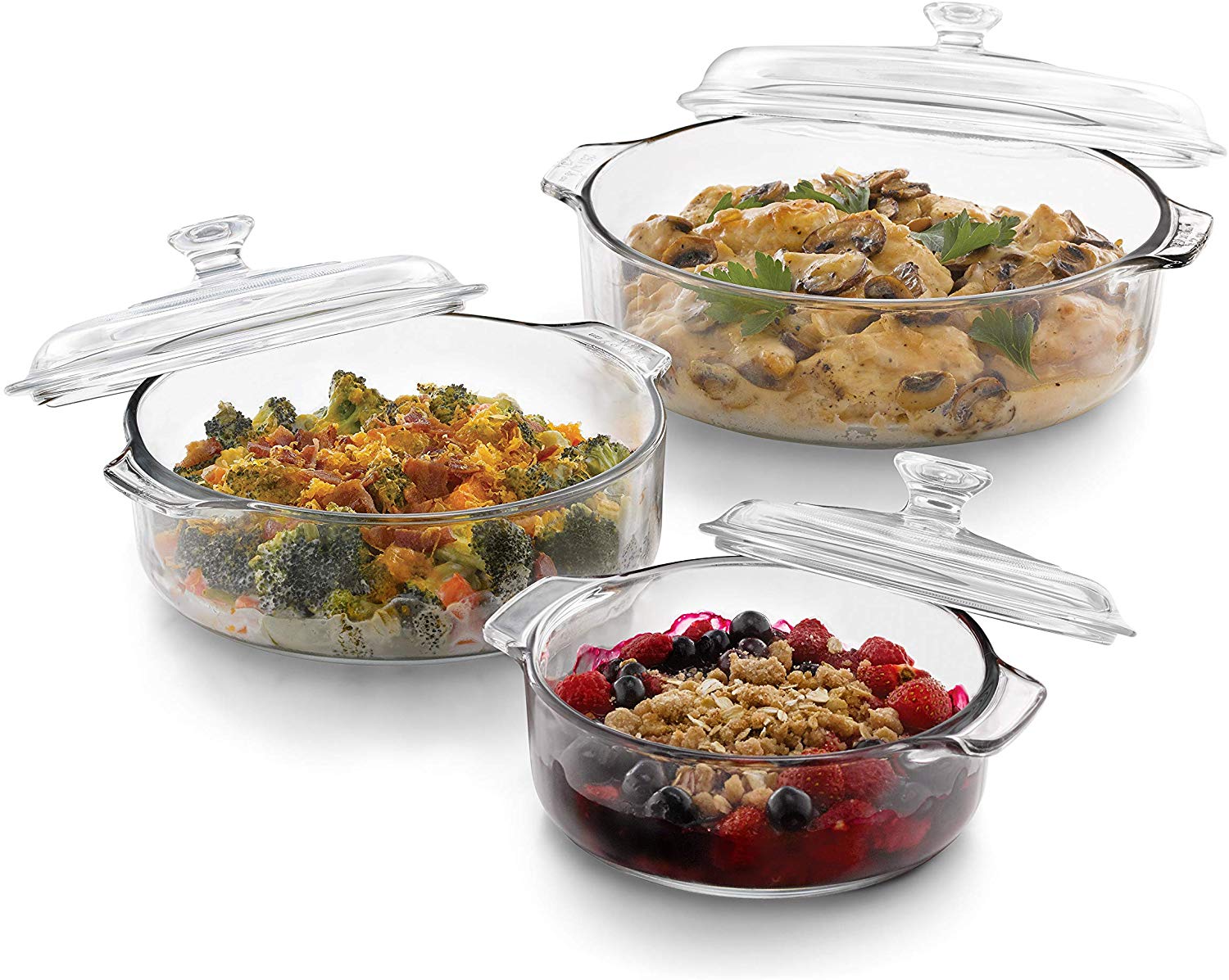 Rubbermaid Duralite Glass Bakeware, 10pc Set, Baking Dishes Or Casserole  Dishes, And Ramekins, Assorted Sizes (with Lids) : Target