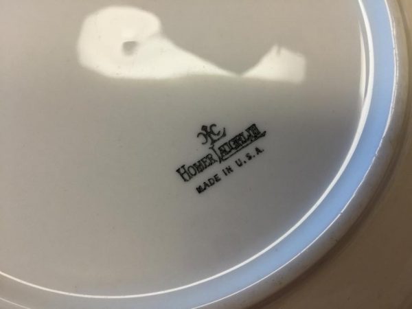 Homer Laughlin White Ceramic Plate: 75,032 ppm Lead.