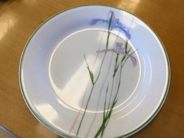 Older Corelle Iris Design Plate: 1,895 ppm Lead