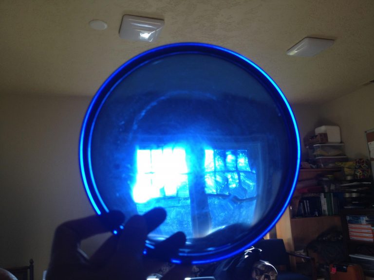 #Leaded: Blue Glass Plate