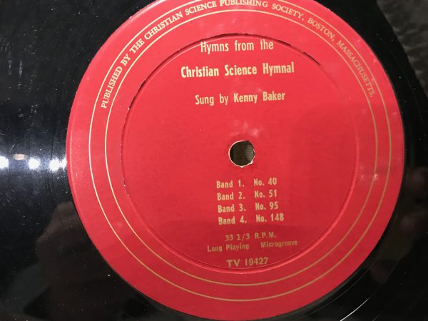 Vintage Record Album - Kenny Baker, Christian Science Hymnal: 7,713 ppm Lead. Who has a vintage record collection at home?