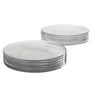  Are there any modern clear glass dishes that are also lead-free?