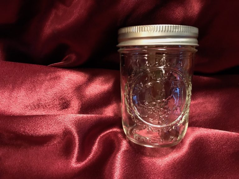 #LeadFree: 6 oz clear glass Ball brand mason jar