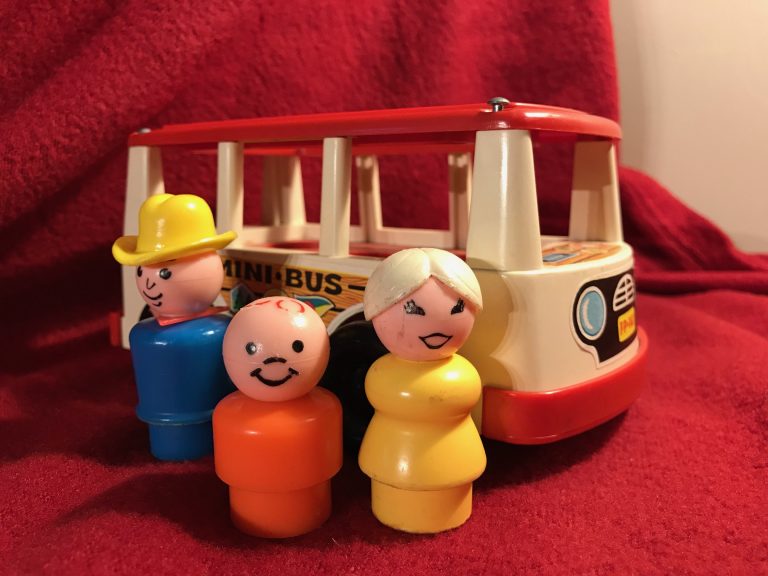 #LeadFree: Vintage 1969 Fisher Price Mini Bus