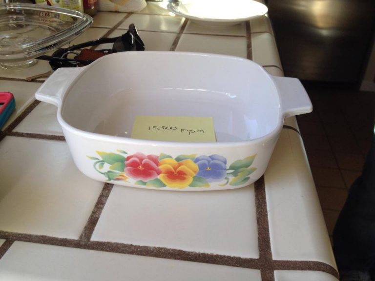 Corningware c. 1996-1998 “Summer Blush” Square Casserole Dish with Pansies: 15,500 ppm Lead. 90 ppm is unsafe for kids.