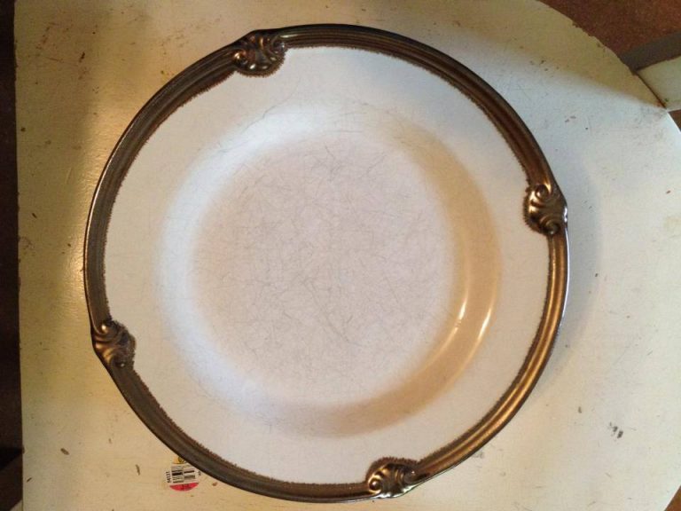 #Leaded: Vintage Silver Bordered Plate