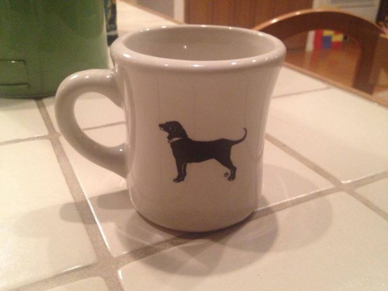 #Leaded; Martha’s Vineyard Black Dog Mug