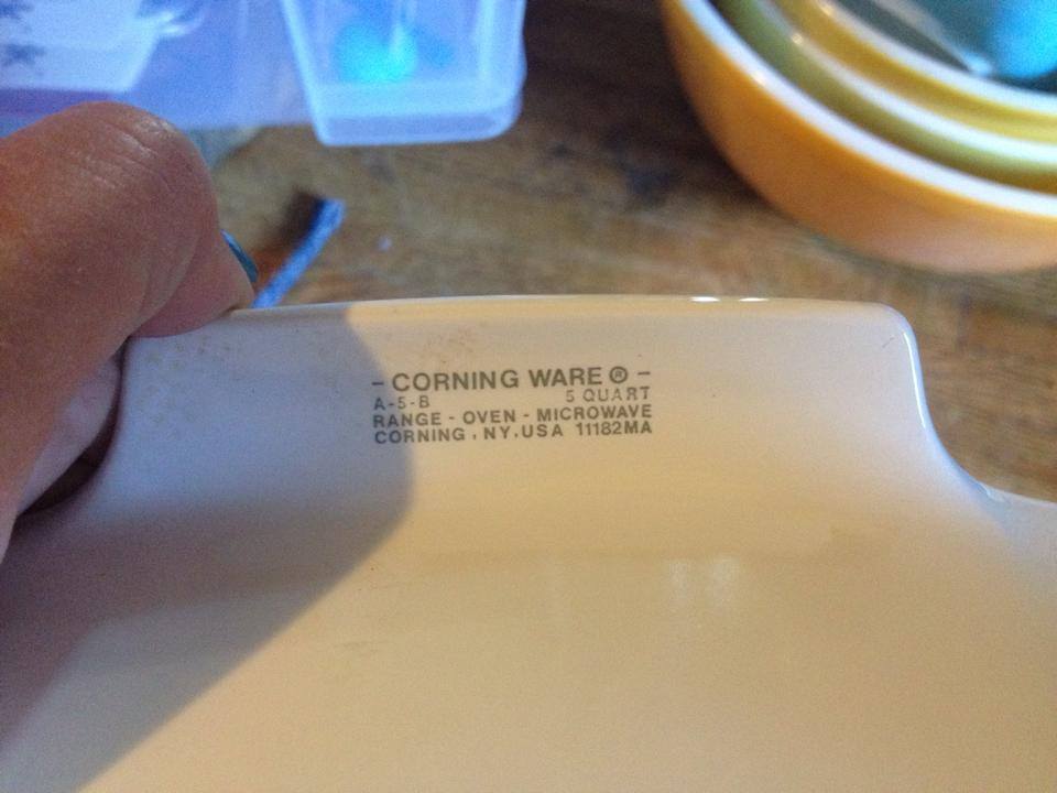 Vintage (1972-1988) Corning Ware Spice-o-Life Casserole: 21,800 ppm Lead