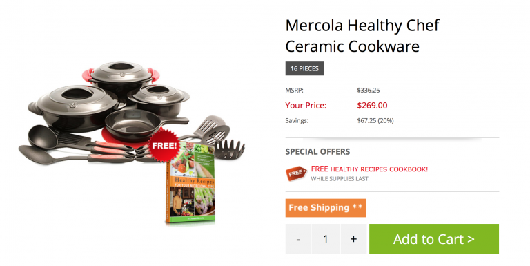 Ceramic Cookware #LeadFree Claims on Mercola’s Website