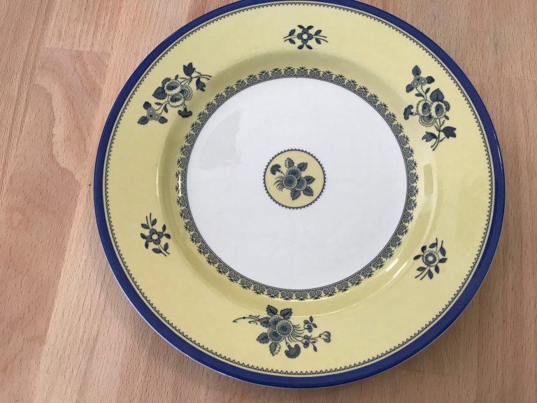 Spode Yellow Albany Pattern China: 43,900 ppm Lead. (90+ ppm Lead is unsafe in items used by kids.)