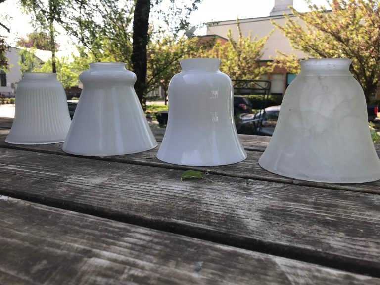 #AskTamara: Guess Which of These Four White Glass Lamp Shades Has Lead and How Much!