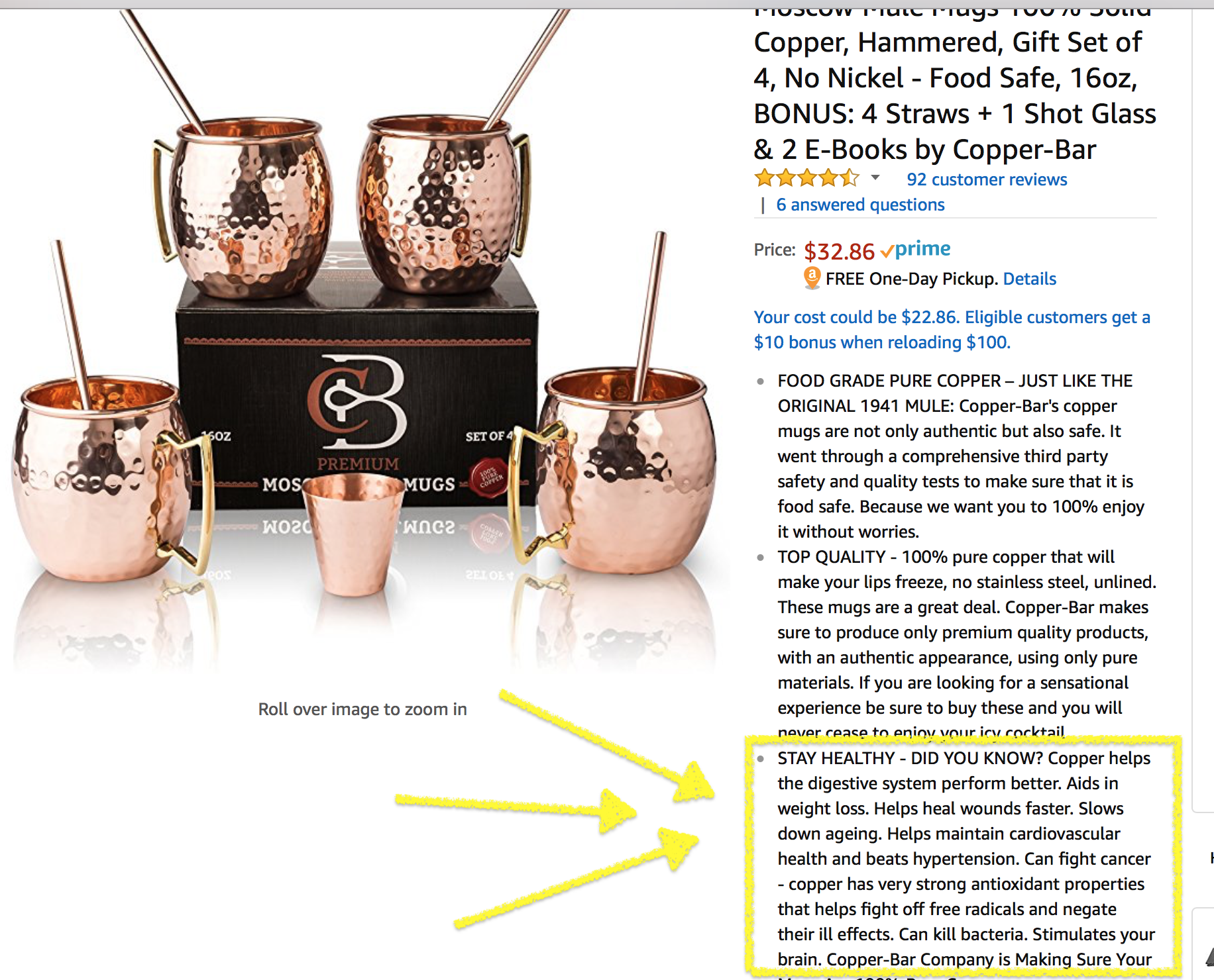 Moscow Mule Mug Ad Benefits of Copper