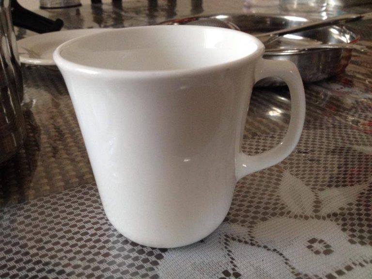 #LeadSafe: Plain White Corning Mug