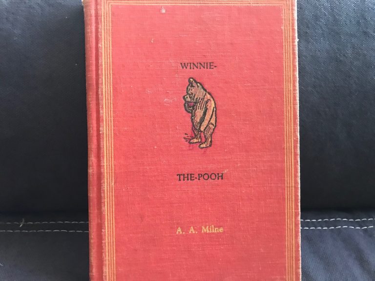 Vintage Winnie The Pooh Book, 1954 Cloth Cover: 3,999 ppm Lead (90 is unsafe) + 326 ppm Arsenic!