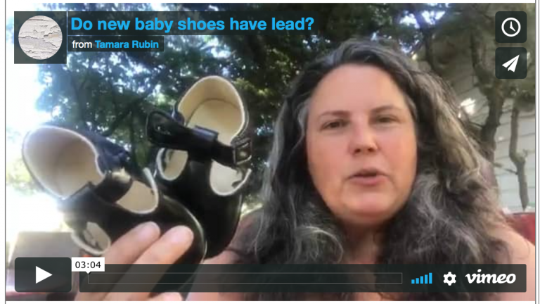 Do brand new baby shoes have lead in 2018? (Video)