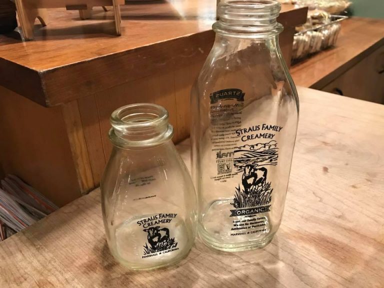 #LeadFree: Straus Family Creamery Reusable Glass Milk Bottle