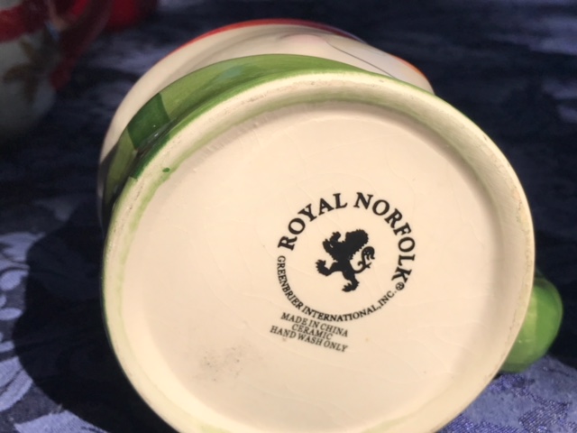 Royal Norfolk Ceramic Snowman Christmas Mug: as high as 1007 ppm Lead + Cadmium