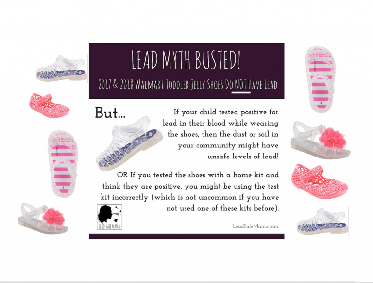 Walmart Jelly Shoes DO NOT HAVE LEAD [Says an expert (on Lead in consumer goods) who has personally tested them!]