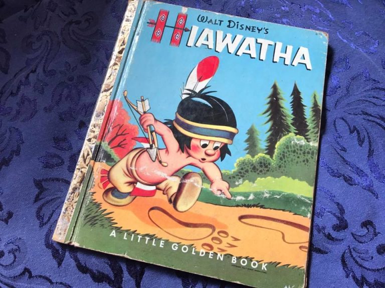 1953 Walt Disney Little Golden Book, Hiawatha: 535 ppm Lead (90 ppm Lead is considered unsafe for kids.)