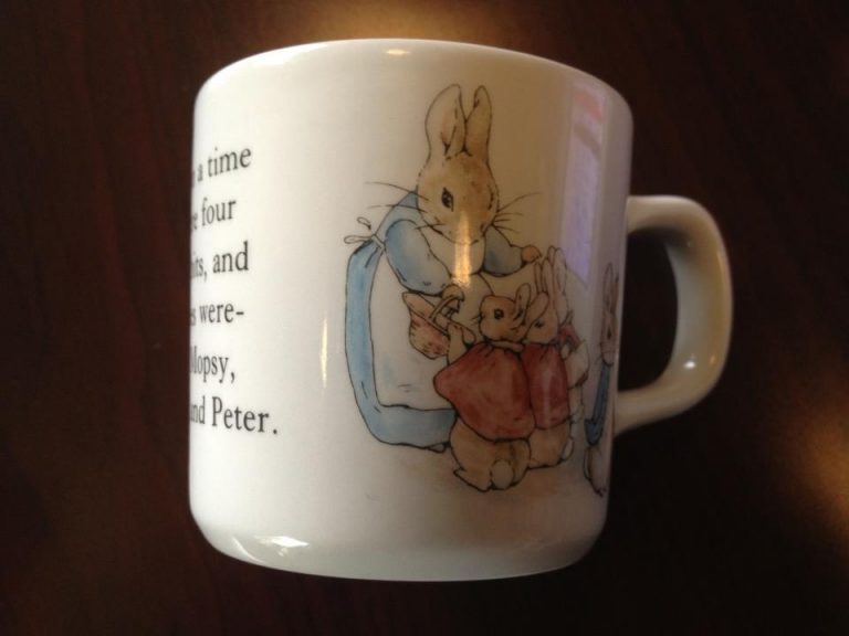 Beatrix Potter 2007 Wedgwood China Peter Rabbit Baby Cup: 36,000 ppm Lead (90 ppm is unsafe for kids)