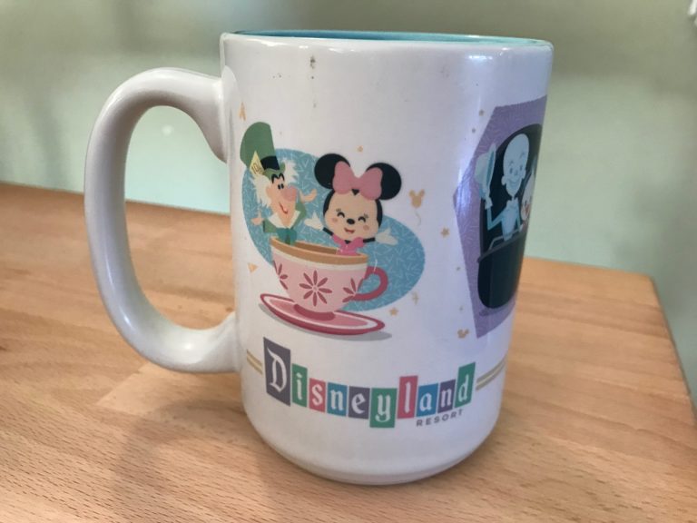 “Authentic Original” Disneyland Resort Mug: 129 ppm Lead in the Glaze. This is considered within a safe range.