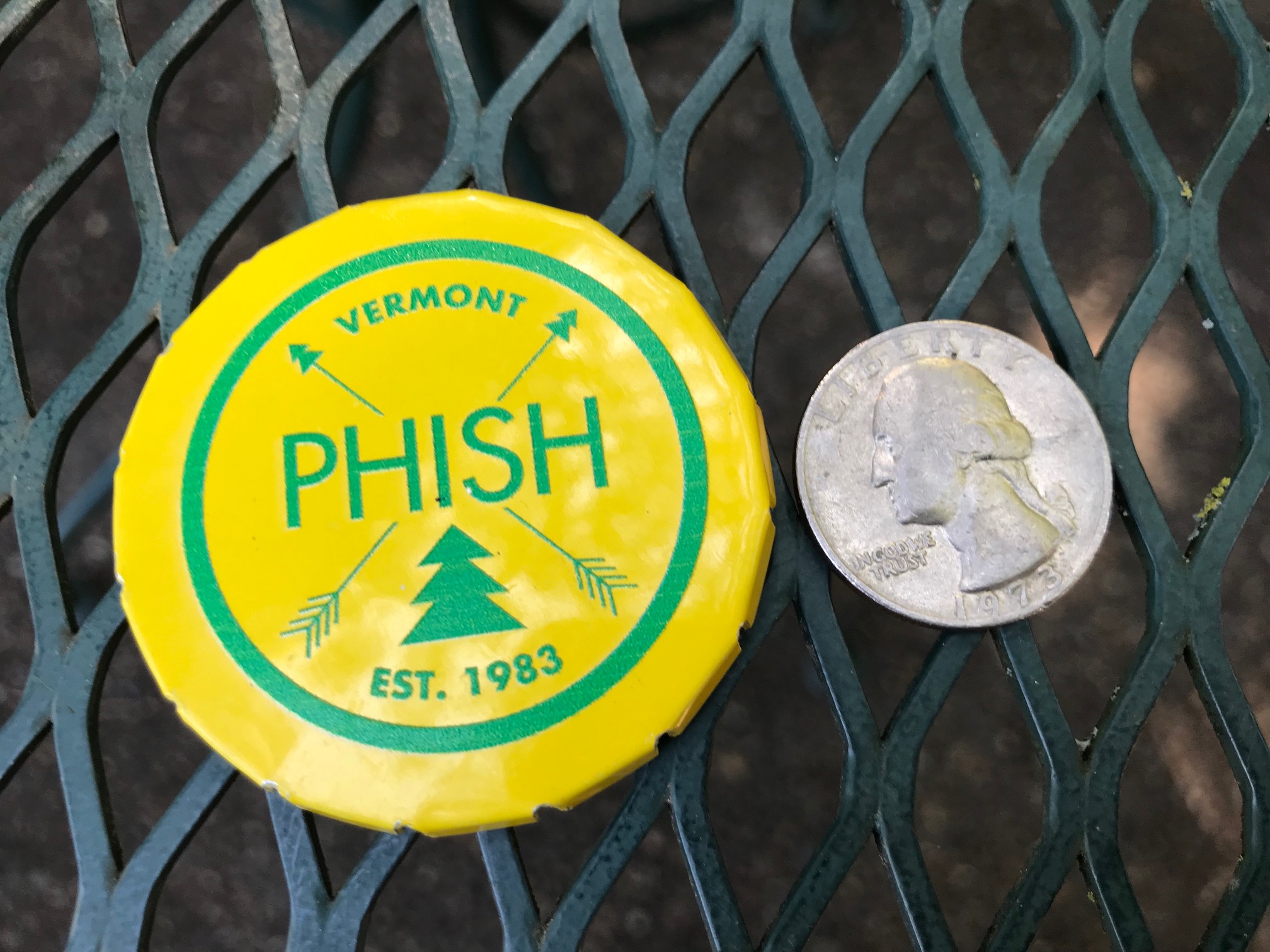 Phish Commemorative/Collectible Button, Est. 1983