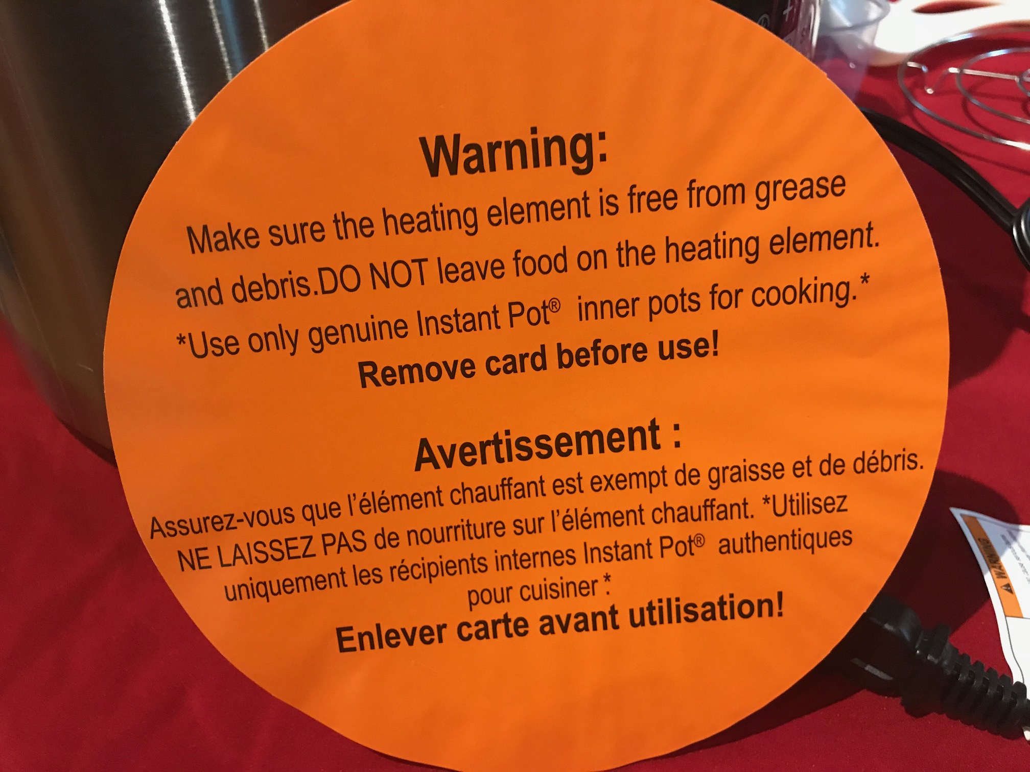 #AskTamara: Does your Instant Pot Have Lead? XRF Test Results For A 6-Quart Instant Pot Purchased In July 2018 from Amazon