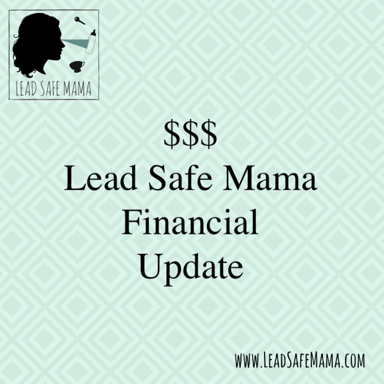 #LeadSafeMama Financial Update, July 2018