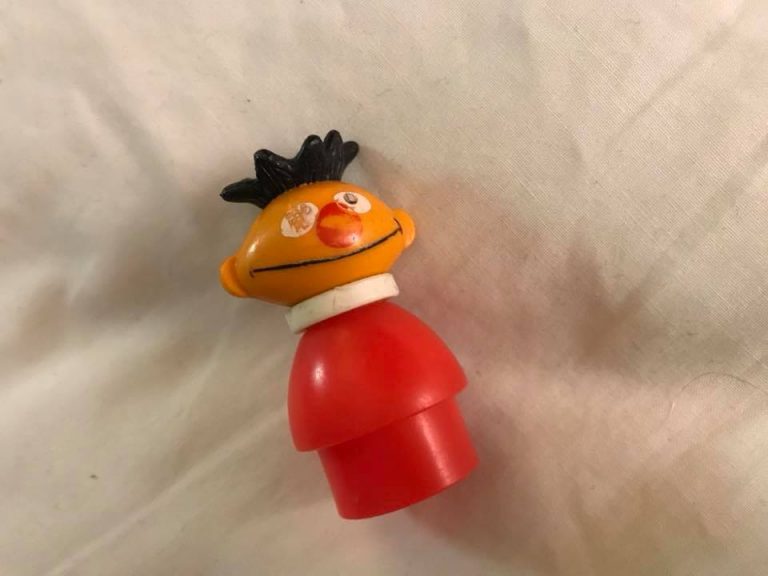 #Leaded: Vintage (c. 1970s?) Fisher Price Little People Sesame Street Ernie