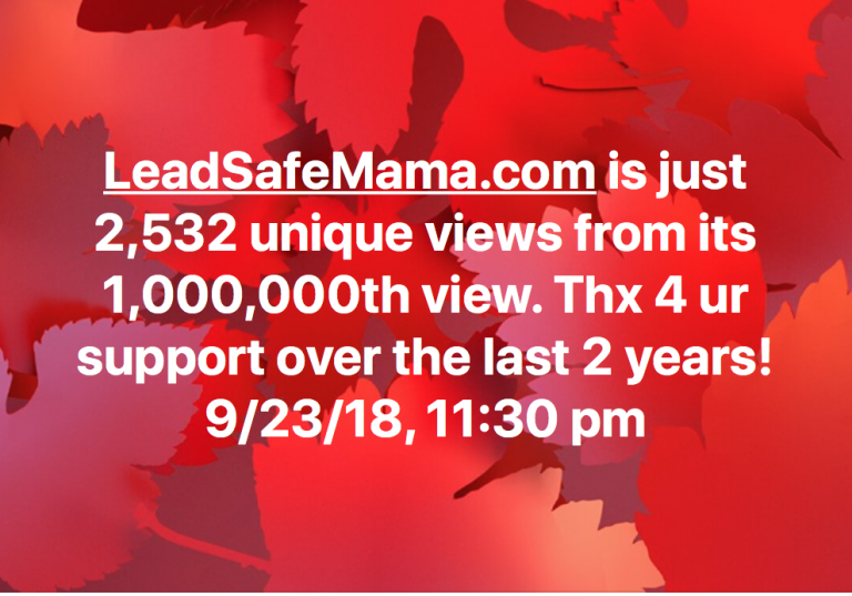 9/24/2018 this website will likely hit 1,000,000 all-time views! Thank you!