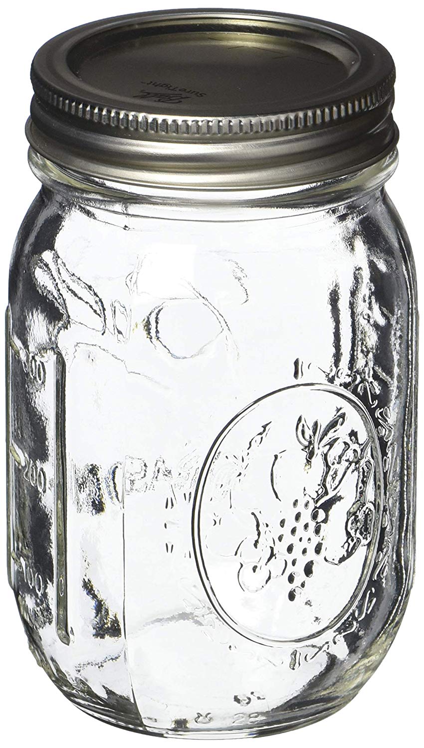 2018 Ball Pint Mason Jar, Regular Mouth, 16 oz With Lids Lead Safe Mama