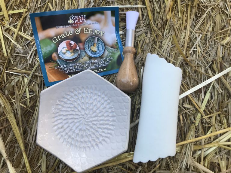 New (2018) “The Grate Plate” Garlic Grater (Made in USA): 102 ppm Lead + 33 ppm Cadmium, safe by all standards!