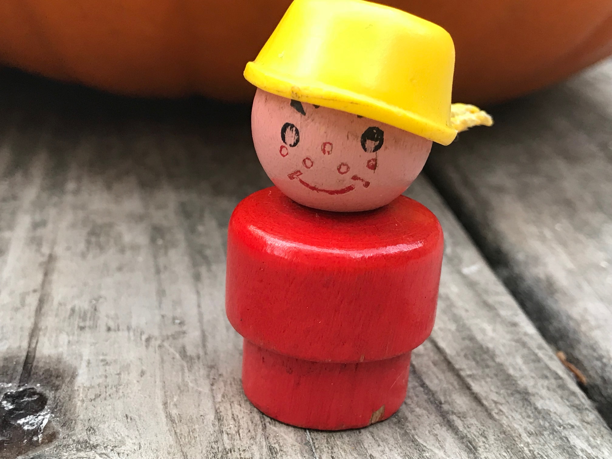 XRF [Heavy Metals] Test Results for Vintage Fisher Price Little People Red Wooden Boy With Yellow Pot On Head