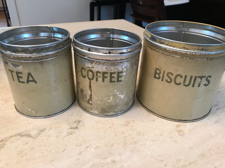 XRF Test Results For Vintage WWII Era Coffee, Tea & Biscuit Tins.