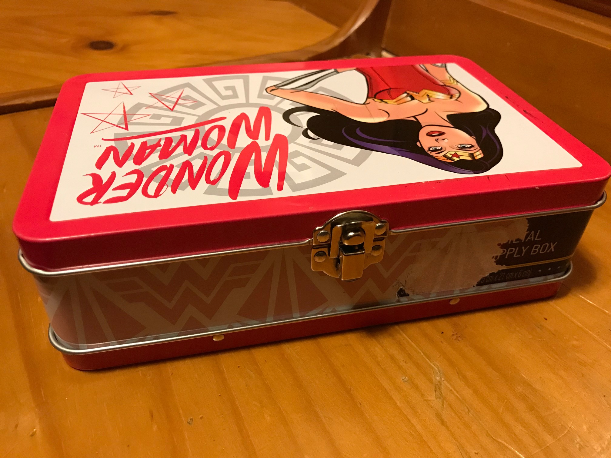 Wonder Woman Pencil Tin, Purchased New at Target in 2018