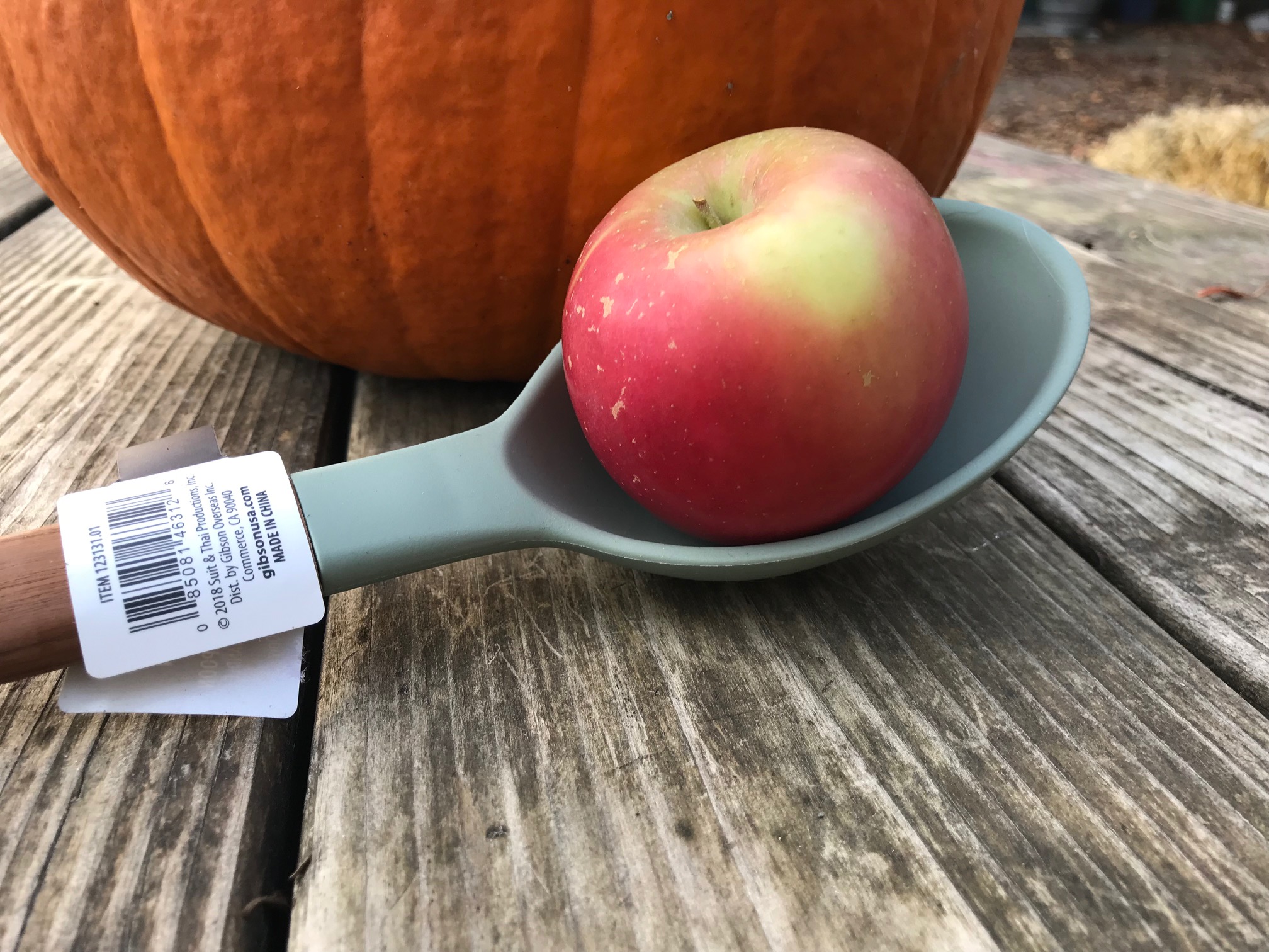 Cravings By Chrissy Teigen Wood & Green Silicone Spoon: Lead-Free!