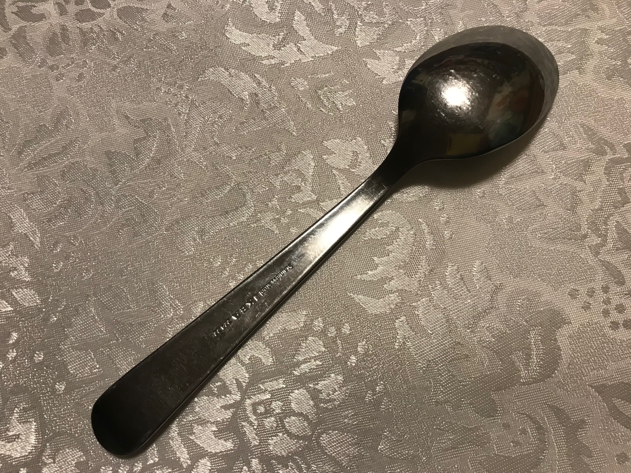 Ikea Stainless Steel 430-40 Spoon 224 22, c.2014: Lead Free