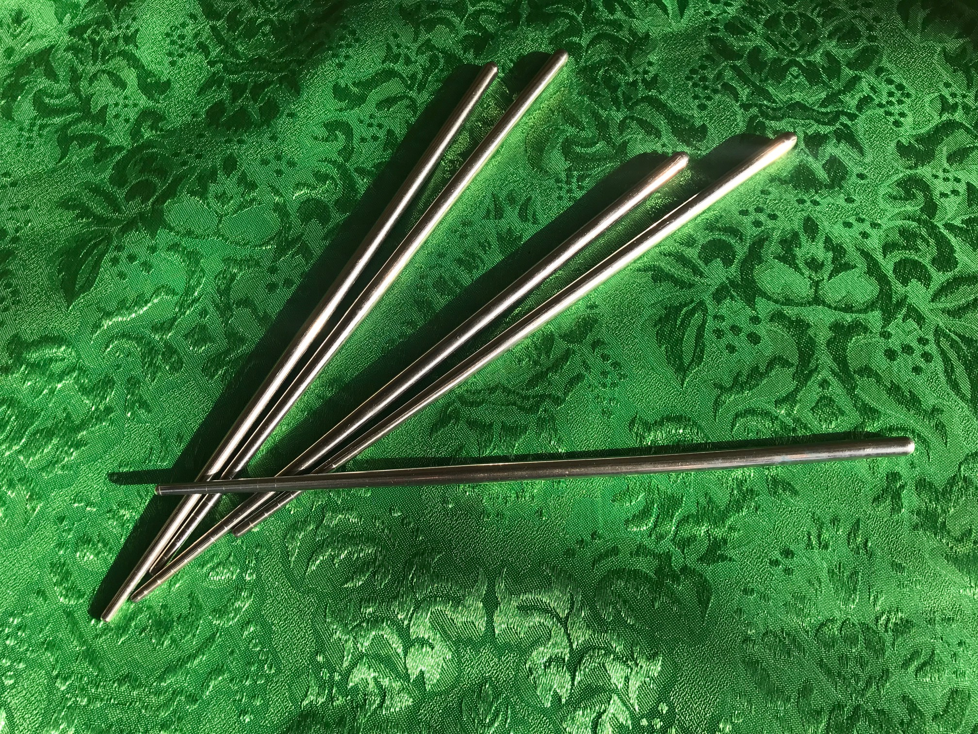 Stainless Steel Restaurant Supply Chopsticks, c.2016: Lead Free