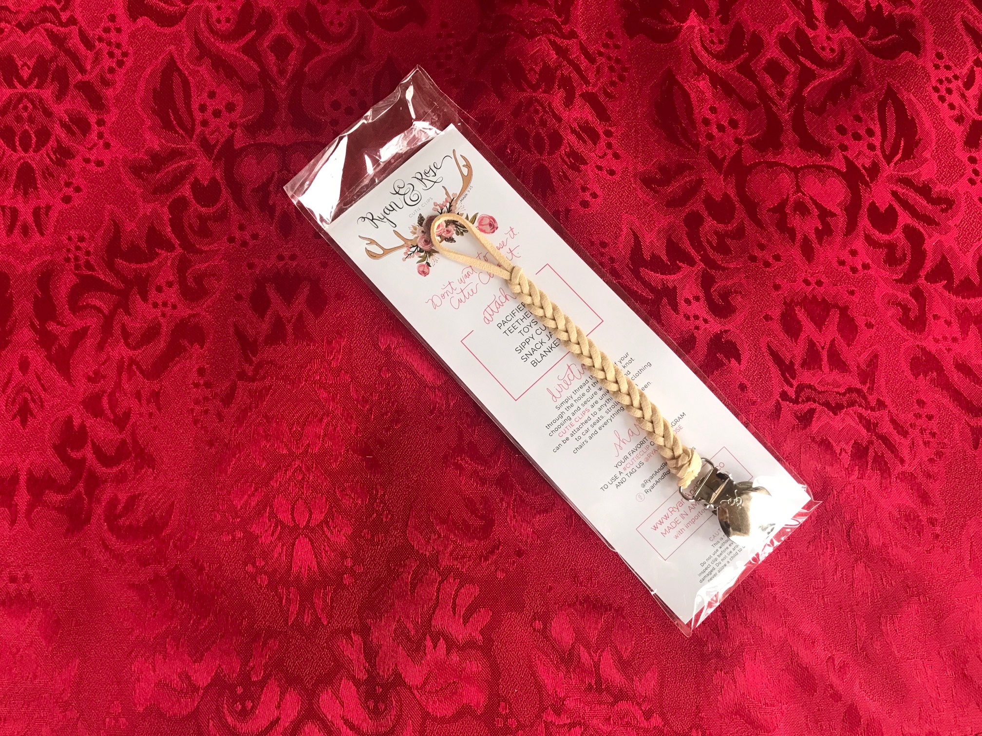 2018 Ryan And Rose Braided Cutie Clip: Lead Free