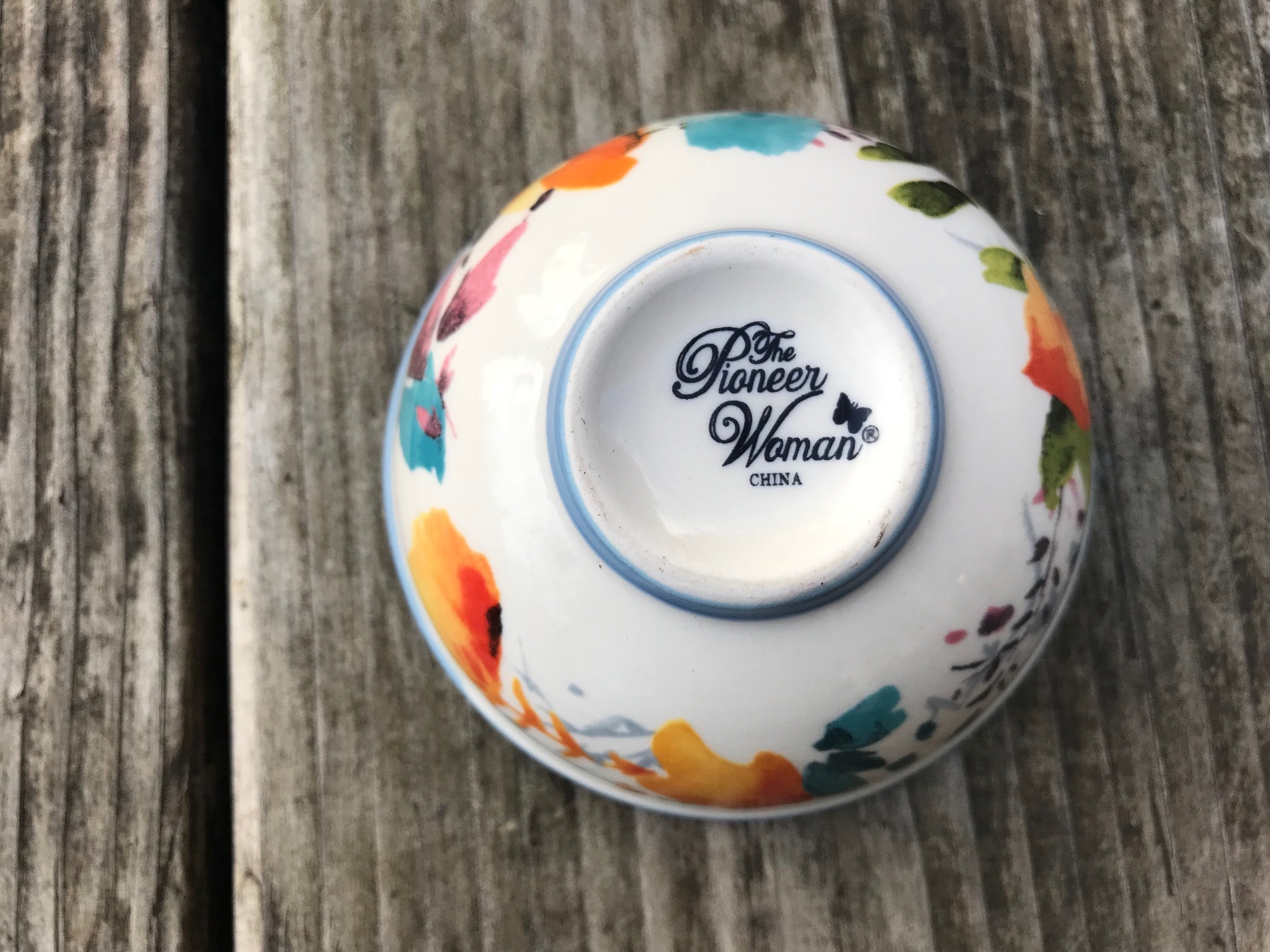 Pioneer Woman Willow Pattern Dipping Bowl: as high as 1,858 ppm Lead