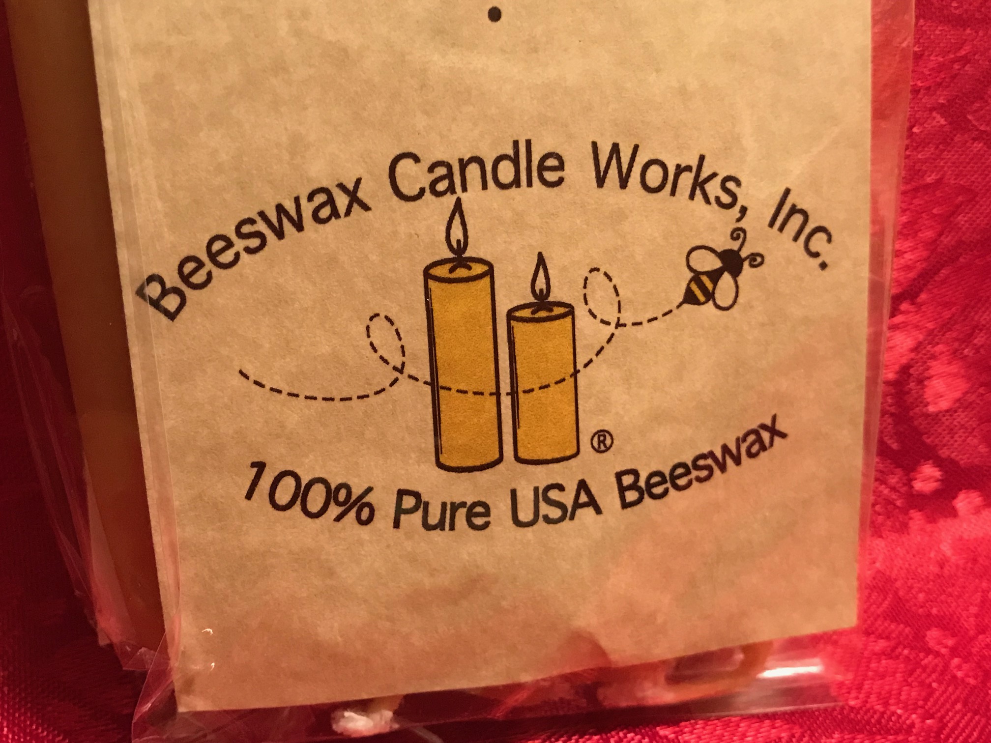 Beeswax Candle Works Brand Small Taper Candles For Hannukah (and Birthdays?): Lead-Free!