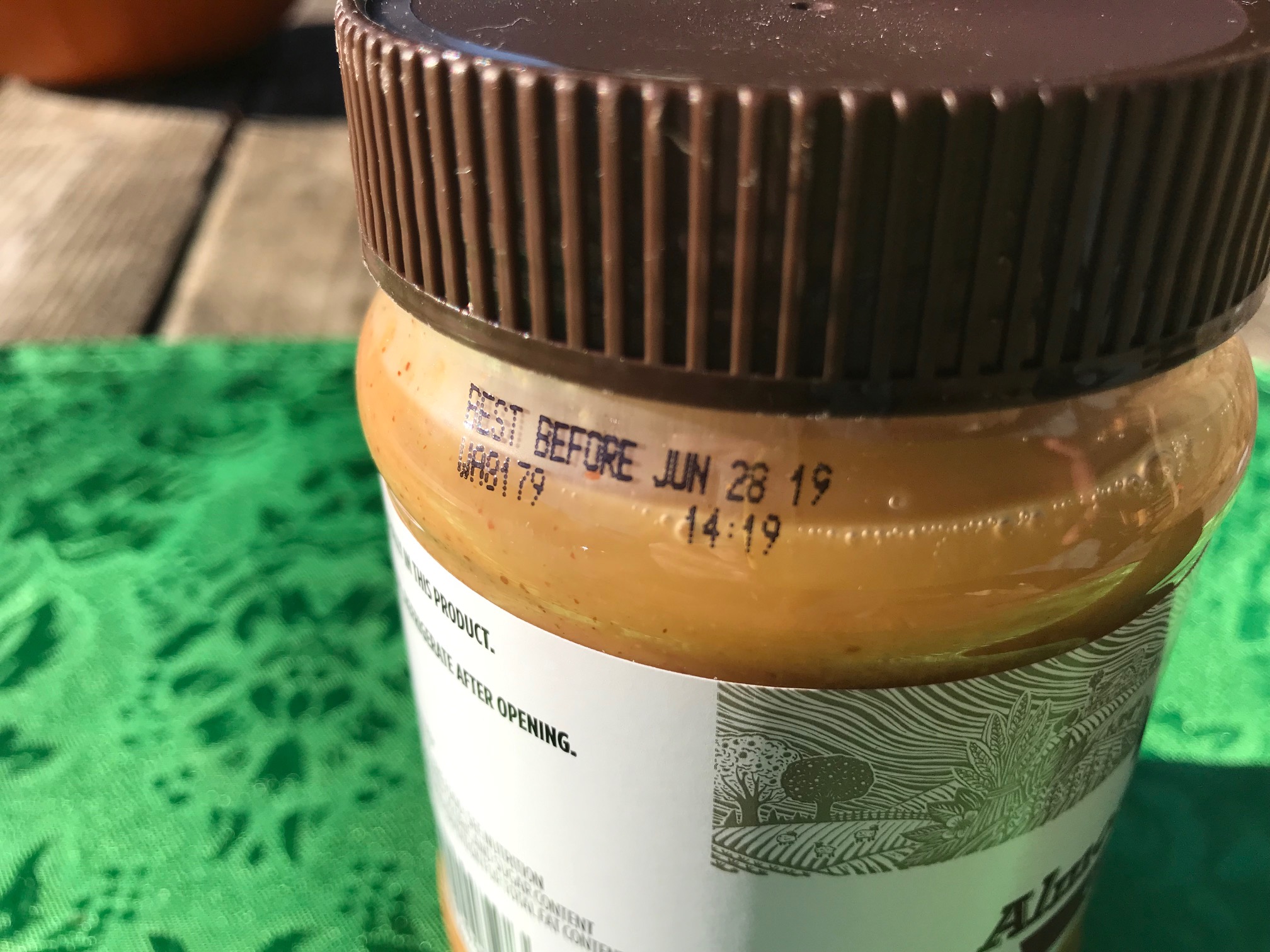 Antimony (Sb) Found in Plastic Jar for "365" Whole Foods Brand Almond Butter