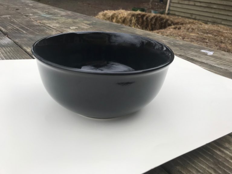 2019 Dollar Tree Store Royal Norfolk Black Glazed Ceramic Bowl: 17 ppm Lead (Safe by all standards.)